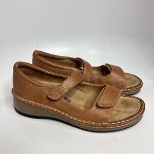 Kumfs leather comfort sandals size‎ 40
